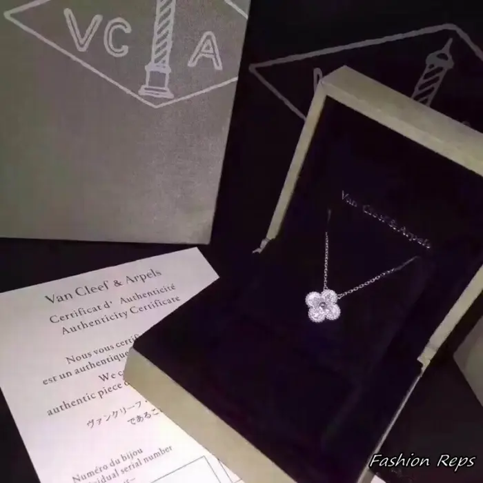 Van Cleef & Arpels Vintage Alhambra Pavé Diamond Pendant Necklace & Bracelet Set