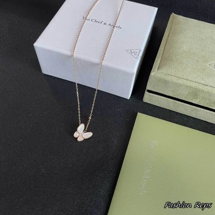 Van Cleef & Arpels Butterfly Pendant Necklace