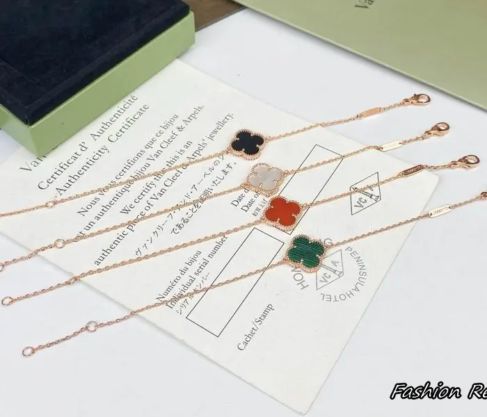 Van Cleef & Arpels Sweet Alhambra Motif Bracelets In Multiple Colors