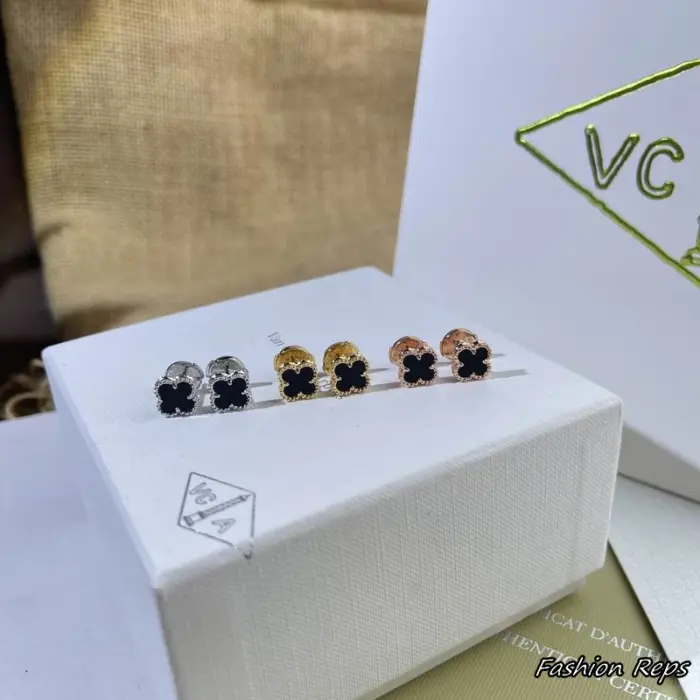 Van Cleef & Arpels Sweet Alhambra Earrings In Different Colors
