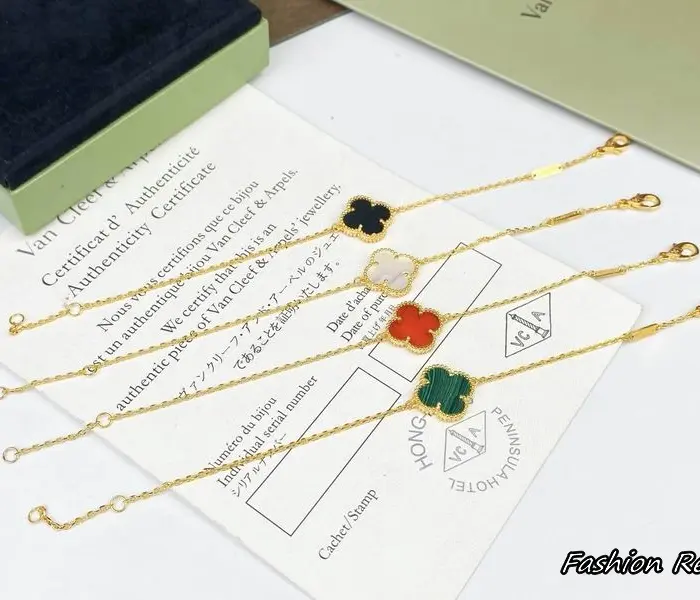 Van Cleef & Arpels Sweet Alhambra Bracelets In Different Colors